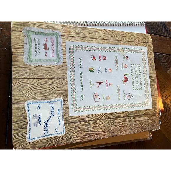 Cross stitch Needlework Booklet Lot of (7) Vintage Christmas Baby JCPenny HUCK - Picture 5 of 16